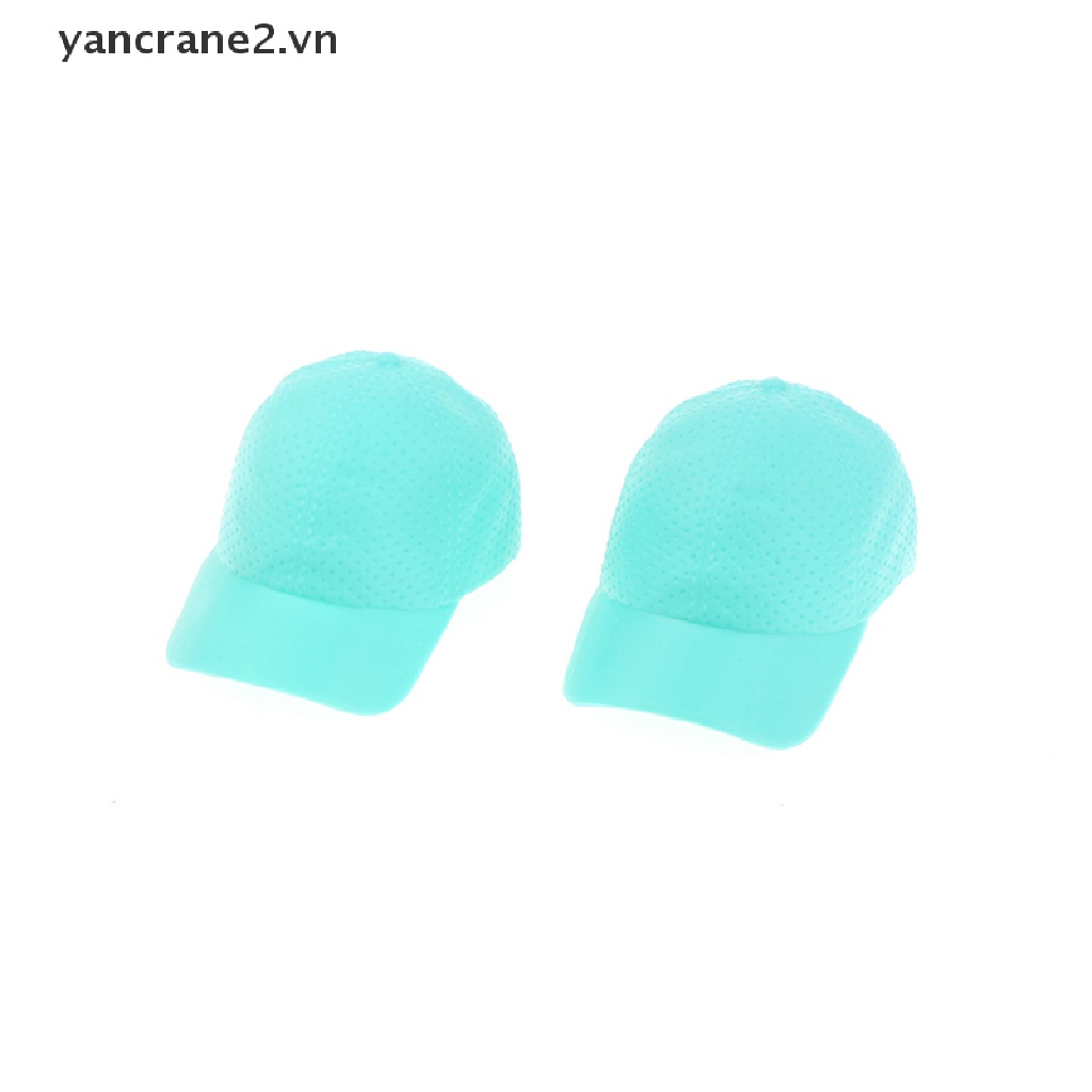 Bộ 2 Mũ Bóng Chày Cho Búp Bê barbie Tỉ Lệ 1 / 6