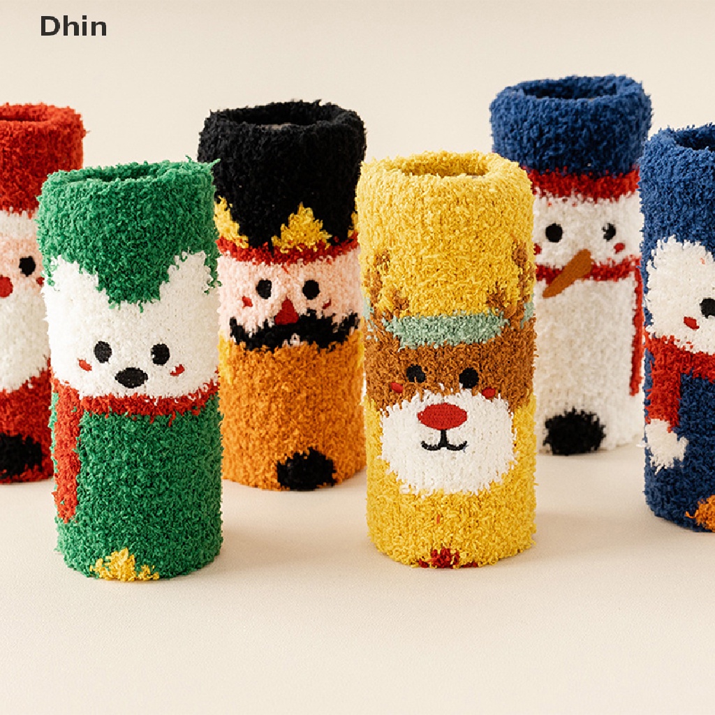 [Dhin] Vớ Nhung San Hô Dày Giữ Ấm Mùa Thu Đông Cho Nữ COD