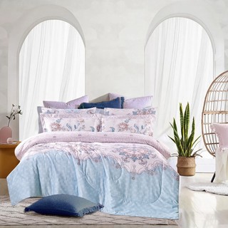 Bộ chăn ga/ drap lụa tencel soleil “maryland” - 7 món