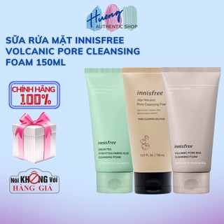 Sữa Rửa Mặt Innisfree Super Volcanic Pore Micellar Cleansing Foam 2X, Tạo Bọt Làm Sạch Sâu Chứa Tro Núi Lửa 150ml
