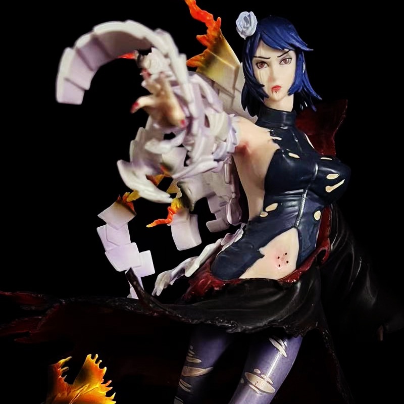 Mô hình Naruto Konan Akatsuki cao 33cm fullbox màu, figure anime Naruto mới nhất