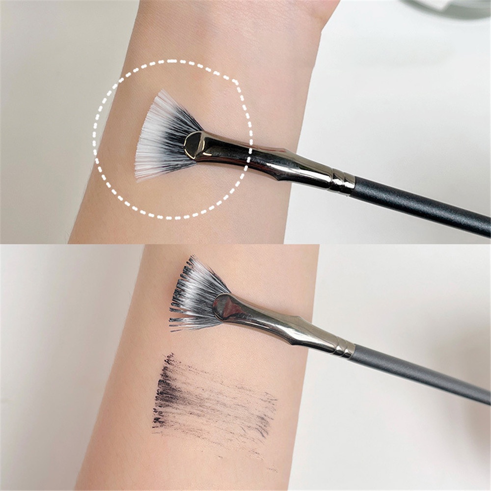 Cọ Trang Điểm Lông Mi Hình Quạt Mini Chuyên Nghiệp