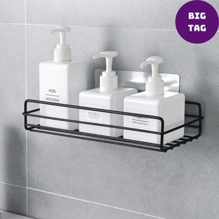 Kệ inox dán tường nhà tắm, kệ treo tường đựng gia vị nhà bếp, trang trí phòng khách