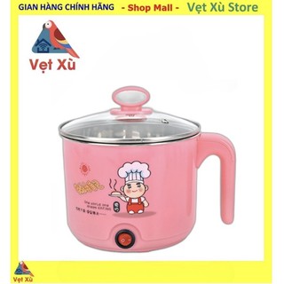 Nồi lẩu mini, ca nấu mì, nấu lẩu đa năng siêu tốc 18cm