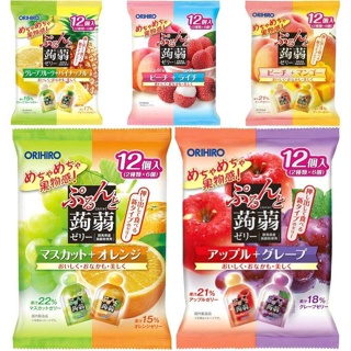 Thạch Hoa Quả Orihiro Trái Cây Nhật Bản 40g (20g*12 gói nhỏ) [T11/23-2024]
