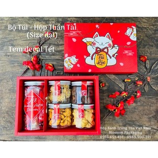 [SẴN] 36 Tem decal Tết dài 2x10cm