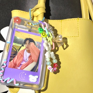 Image of Strap Keychain Beads dan Photocard Holder Deco Cute