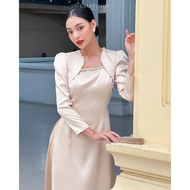 Caleelilou - Áo Dài đính đá Dạ Ngọc