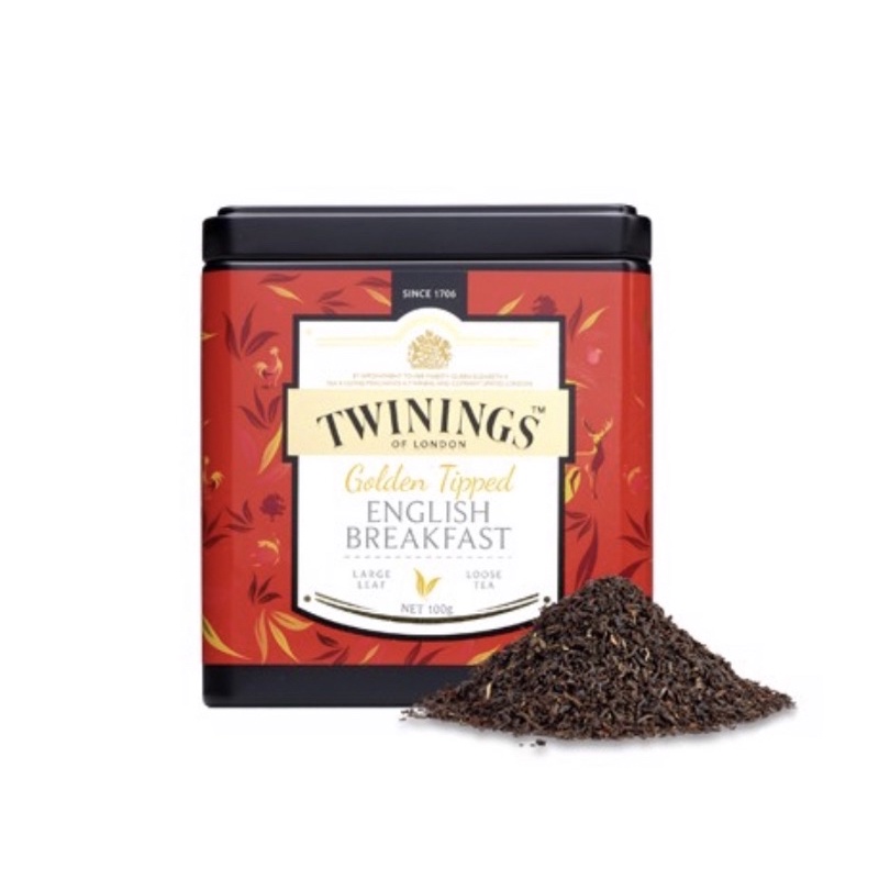 Trà Twinings hộp thiếc 5 loại London 50g,100g, 200g- Anh