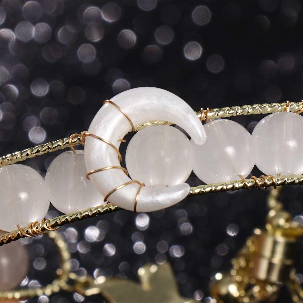 FORBETTER Vòng Đeo Tay Họa Tiết Bướm Phong Cách Trung Hoa Cổ Điển Thời Trang