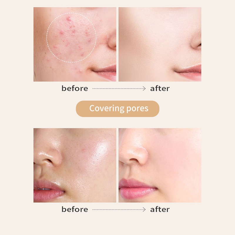 Kem Che Khuyết Điểm Lamella Nhẹ Và Mềm Dưỡng Ẩm Kiềm Dầu Trang Điểm Tông nude Không Dễ Phai JP5