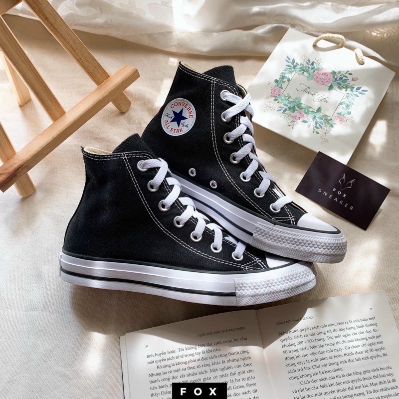 Giầy Thể Thao ⚡Converse Trắng, Đen Cao Cấp⚡ , Full Đen, Xanh Navy, Xám  - Sneaker Nam, Nữ