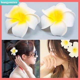 HY/ Set 2 kẹp tóc hoa sứ phong cách Hawaiian