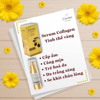 Serum lavoine tinh thể vàng 24k chai lớn