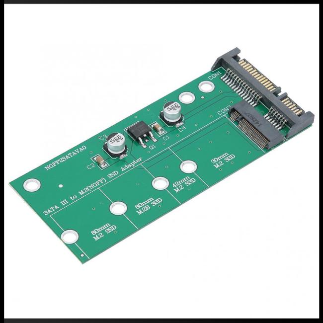 Card Mở Rộng Chuyển Đổi M.2 NGFF SSD Sang SATA3 6GBbps 13-inch Cho MacBook Pro Unibody 13in A1278