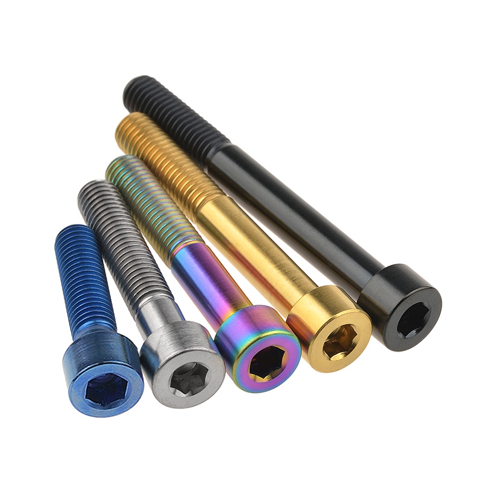 Bu Lông Lục Giác M8X15 20 25 30 35 40 45 50 60 70mm Bằng Titan Cho Xe Đạp Xe Hơi Xe Máy