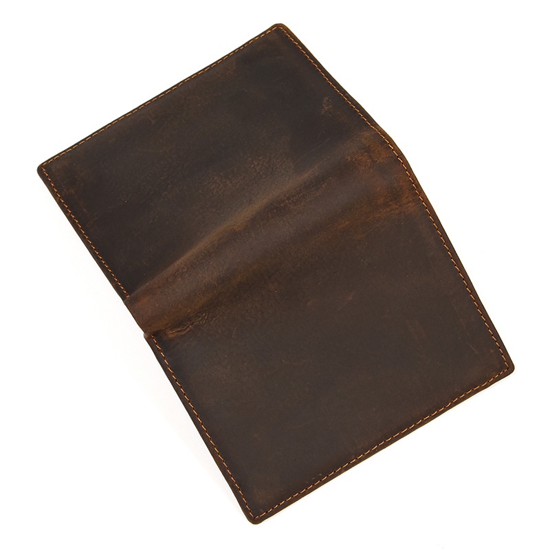 Ví nam da bò sáp ngựa điên, ví nam nhỏ gọn Louie Store size 11*9 - V6096