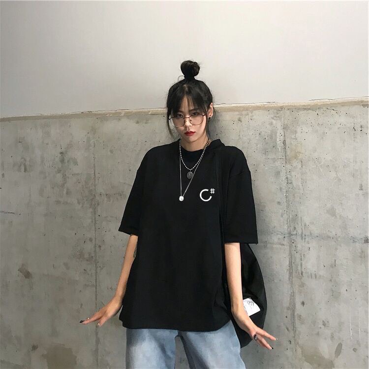Áo thun tay lỡ CRAW phông unisex nam nữ vải coton mềm mịn, co dãn Oversize form rộng - 0048