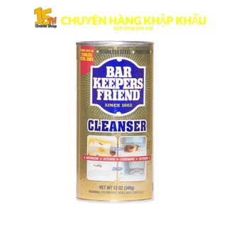 Bột tẩy rửa đa năng bar keepers friend bkf 425g - nk mỹ - lư đồng, nhà tắm, bồn rửa, ...