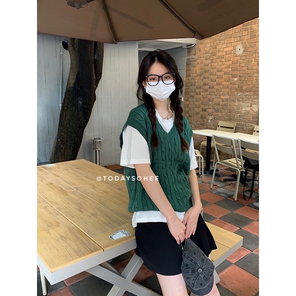 Gile trơn thêu logo