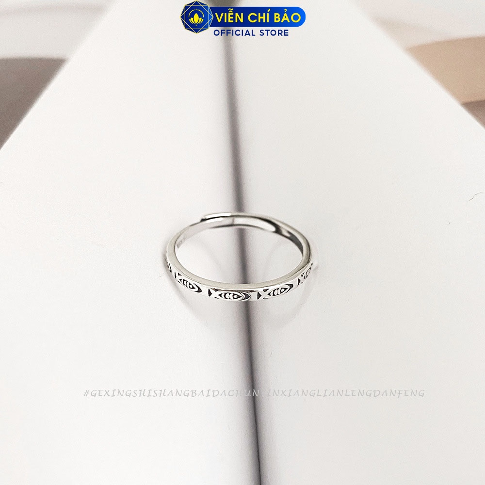 Nhẫn cá nhỏ chất liệu bạc Thái 925 thời trang phụ kiện trang sức nữ Viễn Chí Bảo N000596