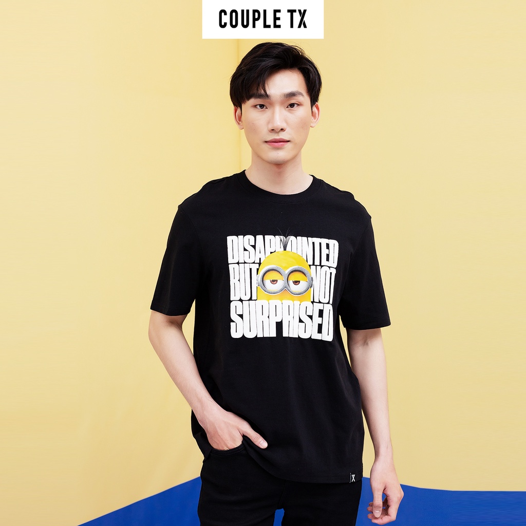 Áo Thun Nam Couple TX Relax Fit Minions In Surprised MTS 1211