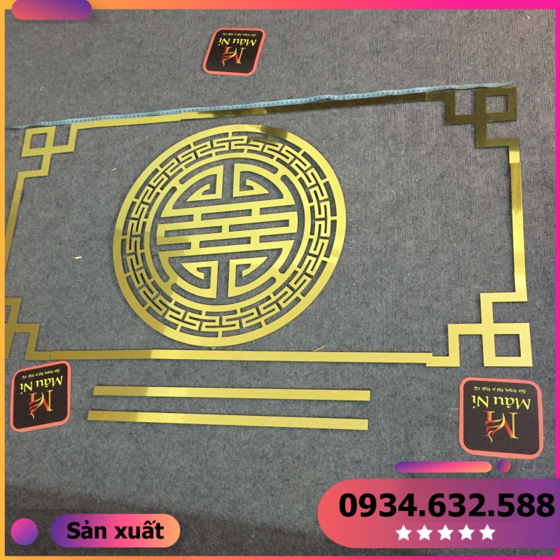 CHỈ ỐP GÓC alu rất đẹp MÂU NI trang trí BÀN THỜ dùng dán bàn thờ