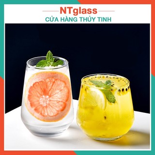 Ly thủy tinh kiểu ovan cao cấp ES7018 |350ml-370ml DELI