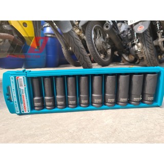 THKISD12102L 1/2" Bộ đầu tuýp Dài 10 chi tiết 78mm thép CR-Mo Total