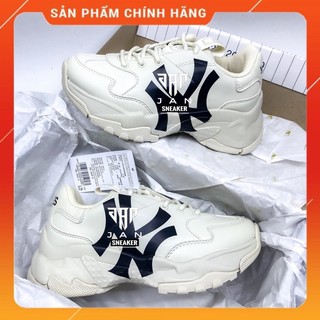  Giày MLB BigBall Chunky A New York Yankees Beige