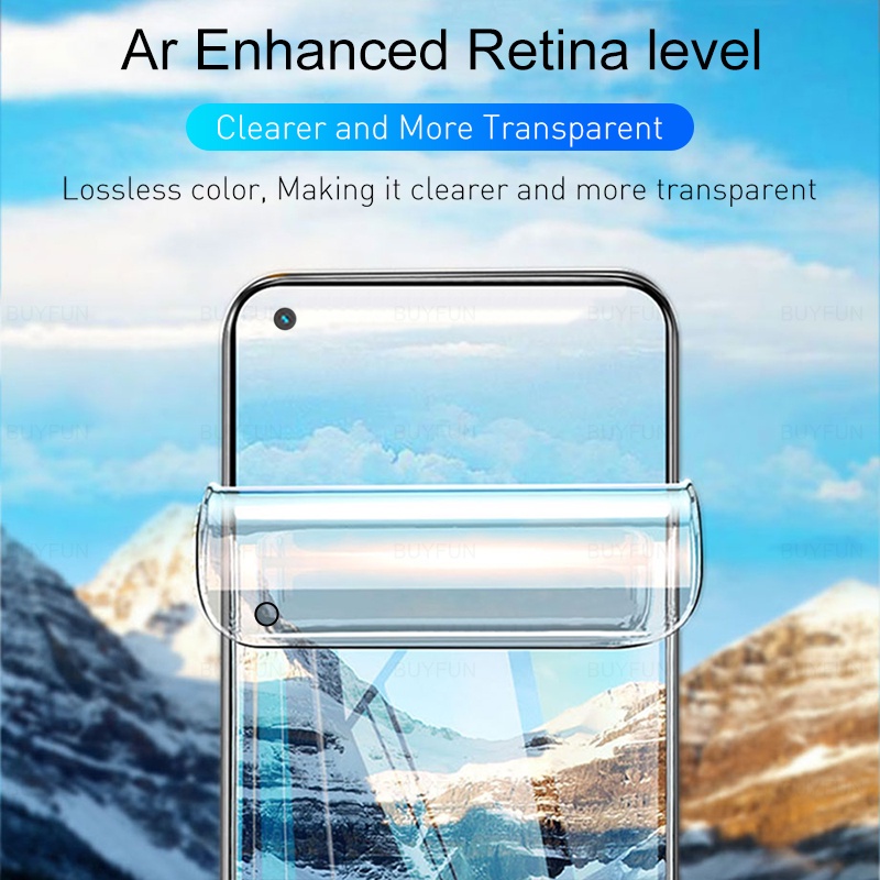 Kính Cường Lực Hydrogel Viền TPU Mềm Bảo Vệ Màn Hình Cho Realme 9 10 Pro Plus 10Pro + 9i 9Pro Realme9 Realme10 4G 5G