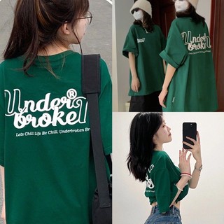 [ Rẻ Vô Địch ] Áo Thun 3158 Cotton Khô Nam Nữ Tay Lỡ Unisex Hình In 2 Mặt Under