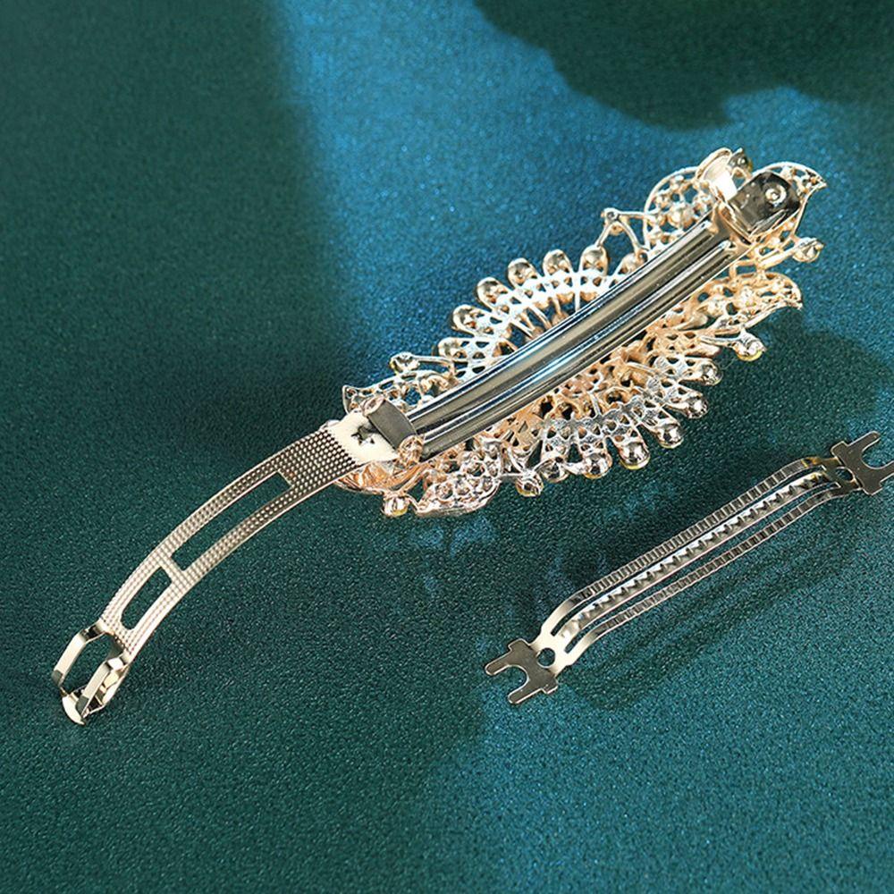 Kẹp Tóc Đuôi Ngựa Cỡ Lớn Hình Hoa Thời Trang Mùa Xuân Cho Nữ Giá Đỡ