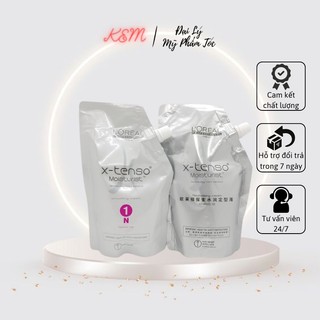 Cặp Thuốc duỗi, uốn tóc LOREAL X-Tenso Moisturist 400ml x 2 - Cặp Thuốc duỗi uốn tóc LOREAL[Rẻ Vô Địch]