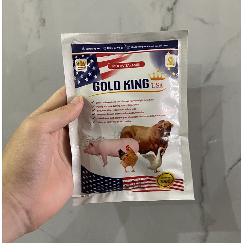 GOLDKING USA Siêu Vỗ Béo Vật Nuôi