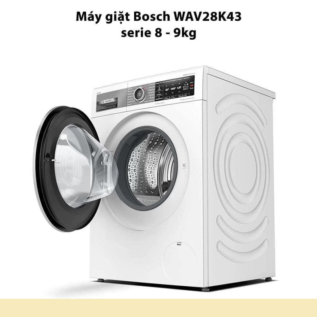 Máy Giặt Bosch WAV28K43 Và Máy Sấy Bosch WTX87E40