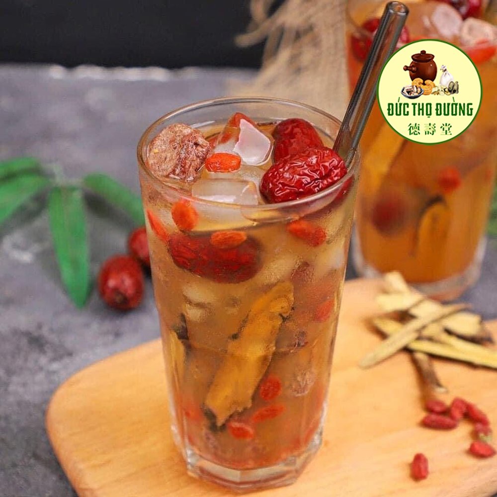 Trà Xí muội - Cam thảo - Táo đỏ