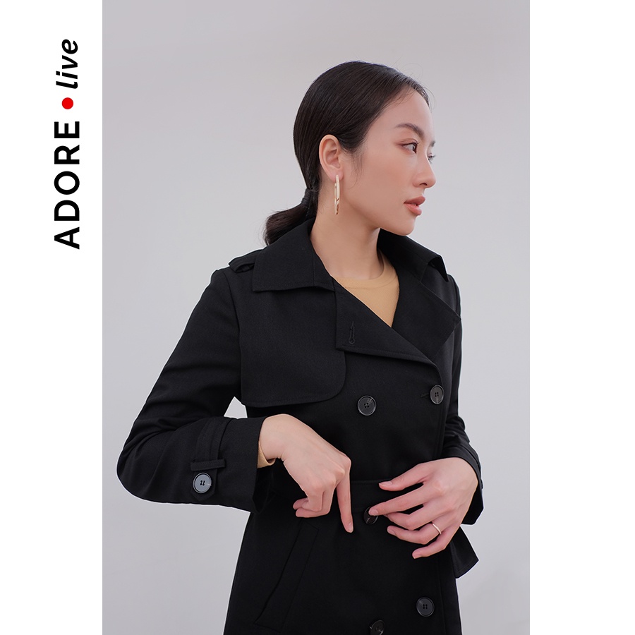 Áo khoác trench coat lửng 4 màu 2LTC2001 ADORE DRESS