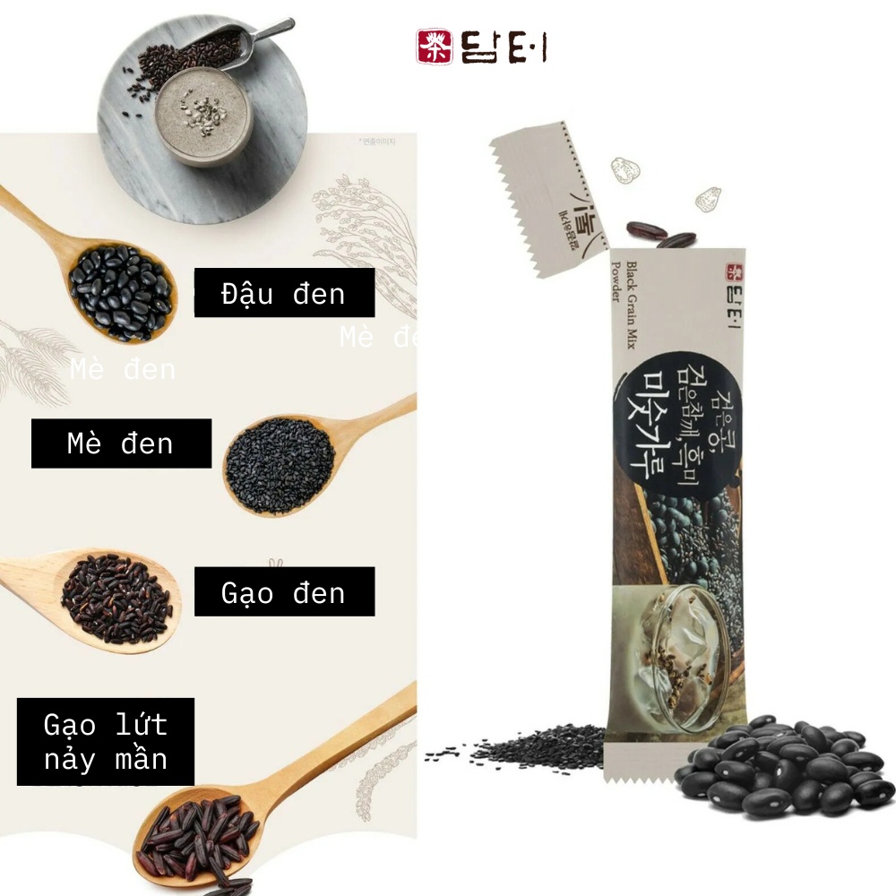 Ngũ Cốc Mè Đen Damtuh Hàn Quốc - Hộp 40 Gói