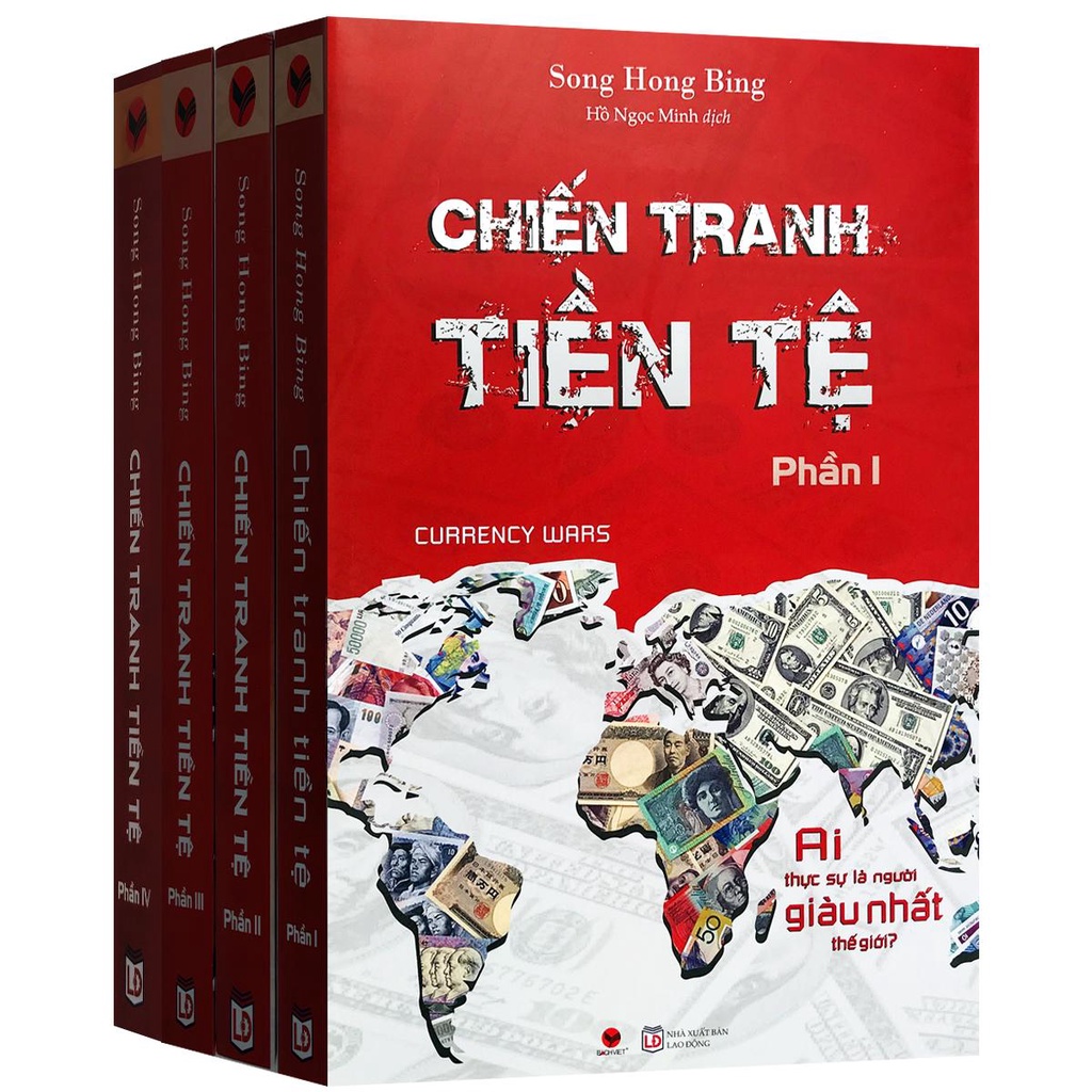 Sách - Chiến Tranh Tiền Tệ - Bộ 4 quyển, lẻ tùy chọn (Phần I + Phần II + Phần III + Phần IV + Phần V)