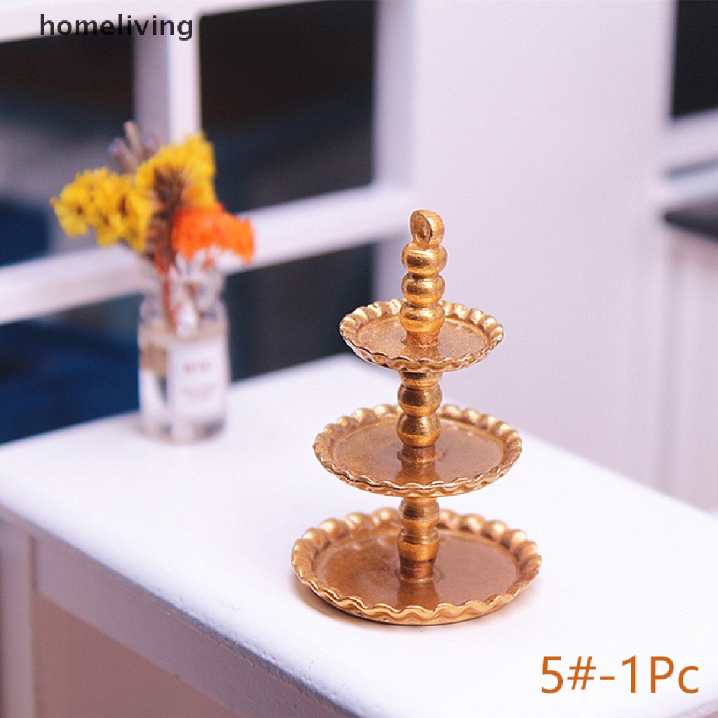 Bộ Giá Đỡ Bánh Trung Thu Tráng Miệng Tỉ Lệ 1: 12 Dùng Trang Trí Nhà Búp Bê