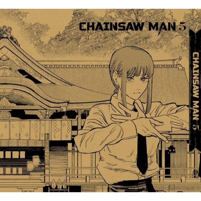 Chainsaw Man tập 5 - Tặng Card Nhựa - Lót Ly - Giấy Kraft - Nguyên Seal