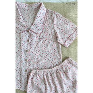 [O] VIBES Đồ bộ pijama ngắn Lily Py Set