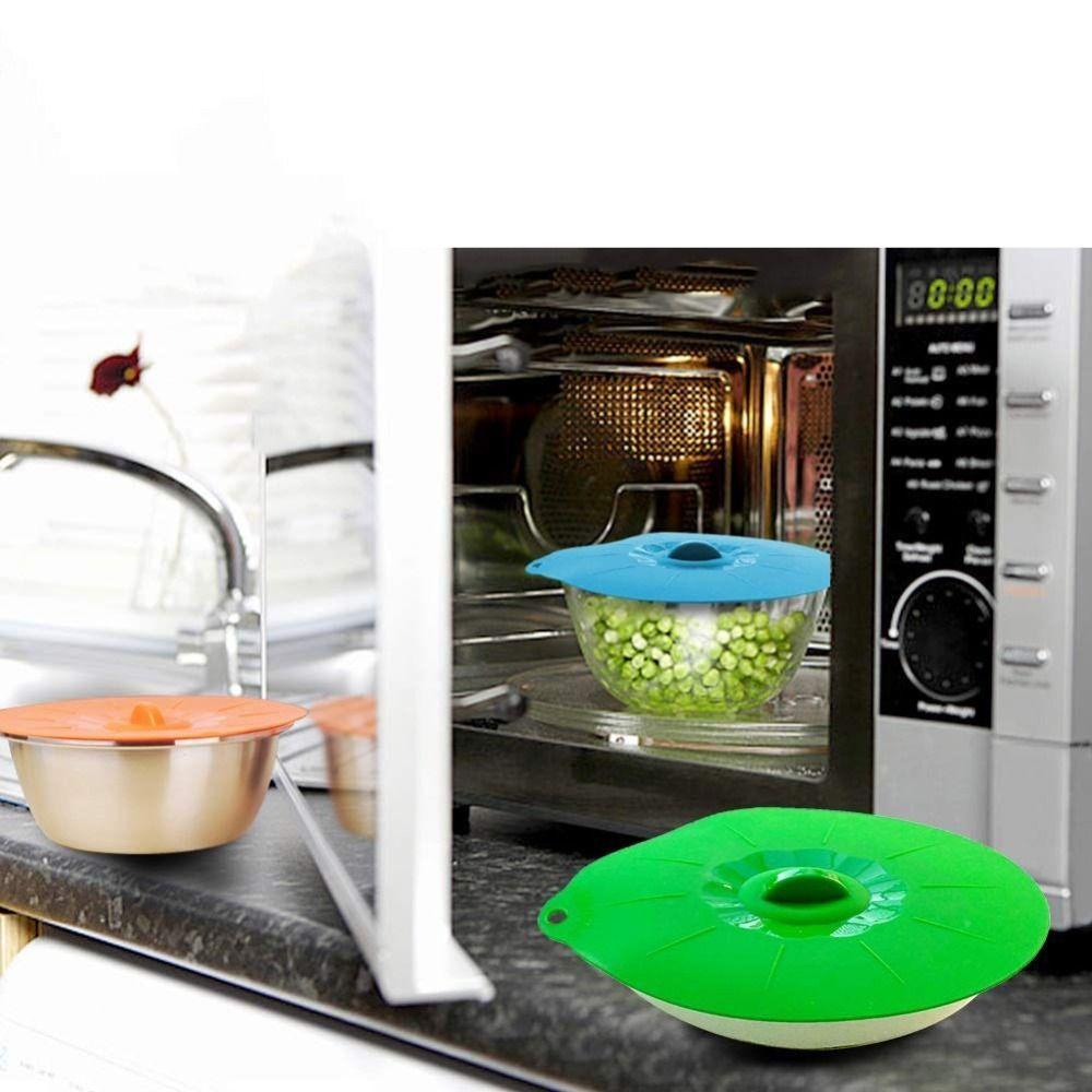 Nắp Đậy Thức Ăn Bằng Silicon Cách Nhiệt Chống Bụi Tiện Dụng Ốp