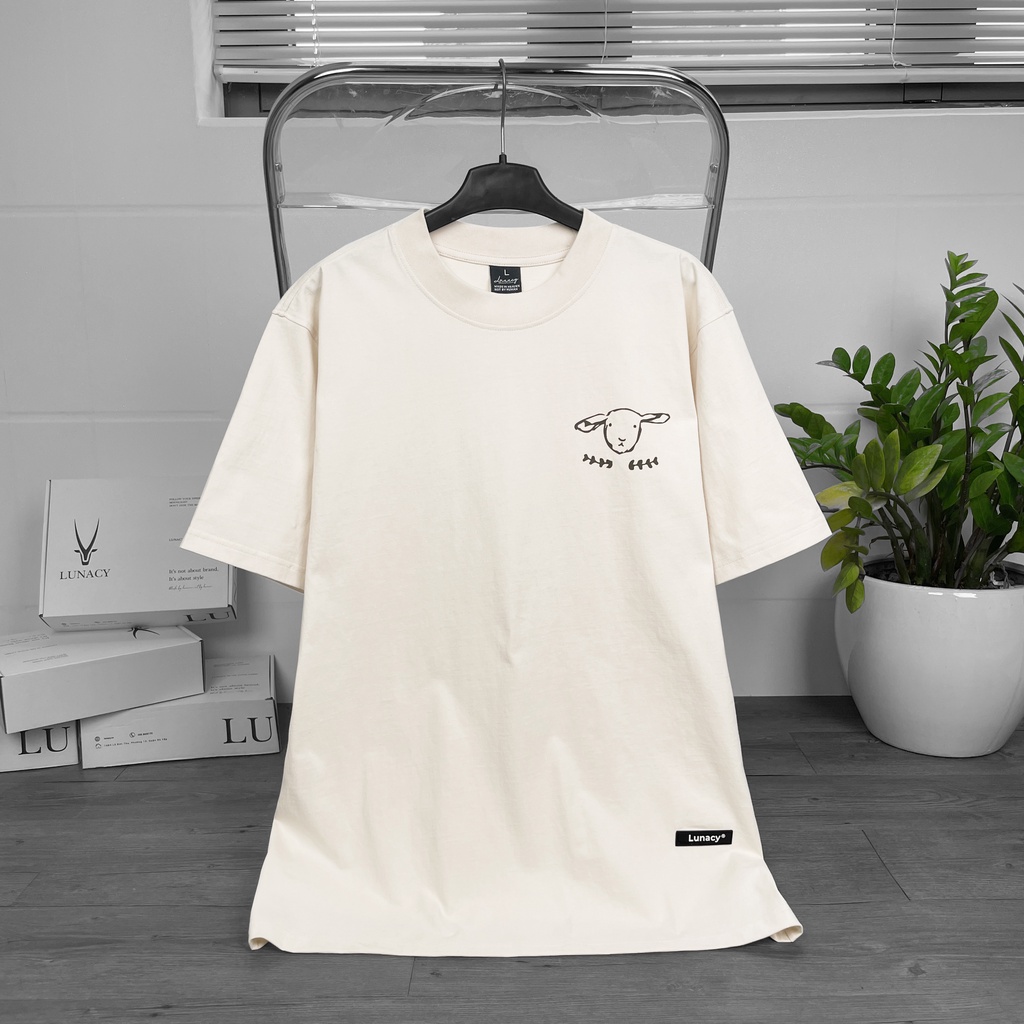 Áo Thun Local Brand Unisex LUNACY Get a Goat 100% Cotton Form Oversize