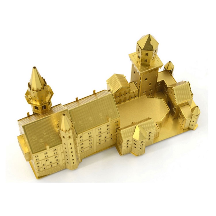 Mô hình thép 3D tự ráp mẫu công trình bản gold