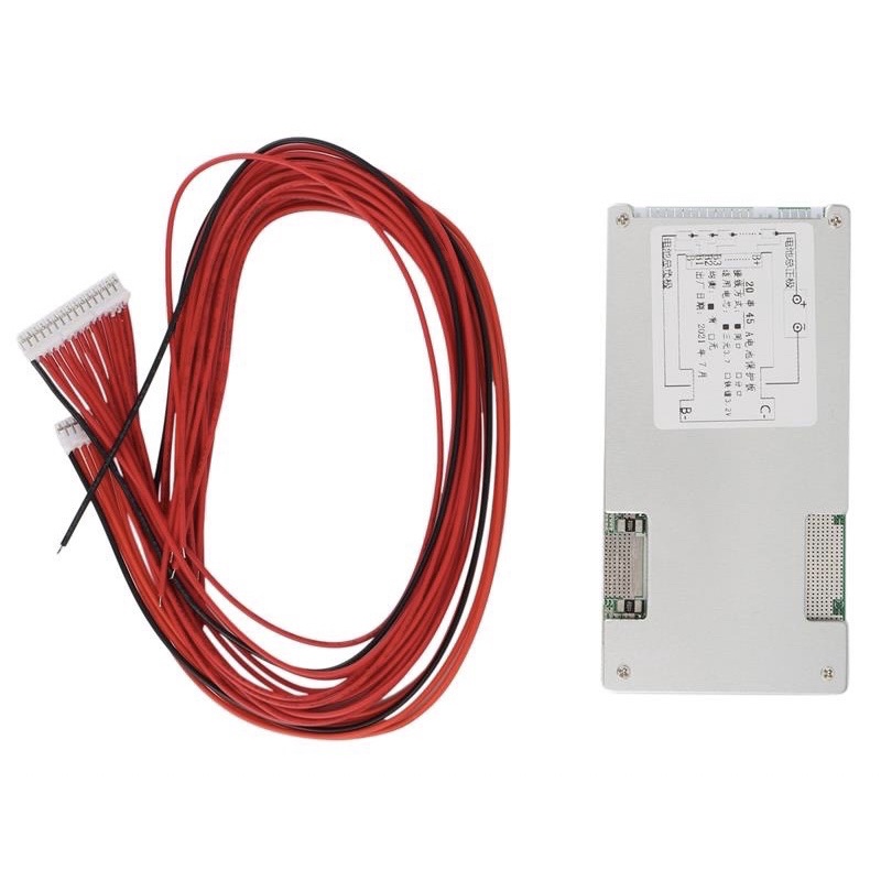 BMS mạch bảo vệ chuyên xe điện 20s 72V 45A pin 3,7v