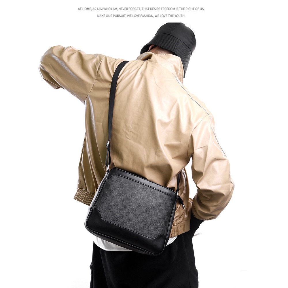 Túi đeo chéo nam nữ đựng ipad Hàn Quốc BEE GEE 62345 chất lượng cao vải chống thấm nước