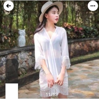 Áo choàng lưới đi biển Bella