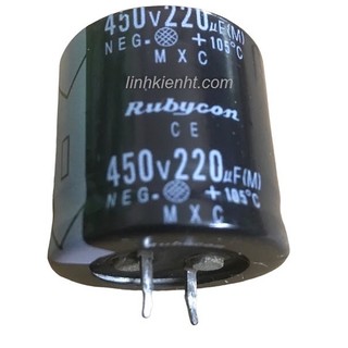 Tụ hóa 450v 220uf linh kiện tụ nguồn 220uf 450v kích thước 30x30mm